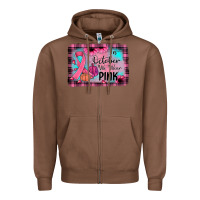 Chestnut in october we wear pink Zipper Hoodie - JahusDesignShop