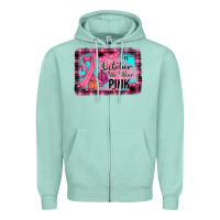 Seafoam in october we wear pink Zipper Hoodie - JahusDesignShop