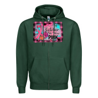 Sports Green in october we wear pink Zipper Hoodie - JahusDesignShop