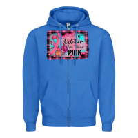 True Royal in october we wear pink Zipper Hoodie - JahusDesignShop