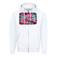 White in october we wear pink Zipper Hoodie - JahusDesignShop