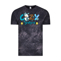 Cloud Black cozy season winter Vintage Tee - RanaPortraitStore