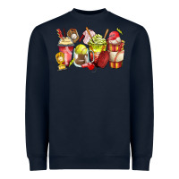 Navy baseball and softball coffee cups Heavyweight Sweatshirt - Zillion Design Studio