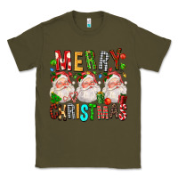 Army Green Merry christmas santa Classic Tee - FaDigitalArtStudio