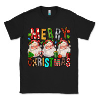 Black Merry christmas santa Classic Tee - FaDigitalArtStudio