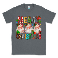 Charcoal Heather Merry christmas santa Classic Tee - FaDigitalArtStudio