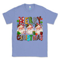 Colony Blue Merry christmas santa Classic Tee - FaDigitalArtStudio