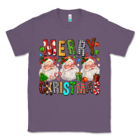 Lavender Merry christmas santa Classic Tee - FaDigitalArtStudio