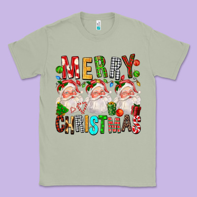 Merry Christmas Santa Classic Tee Designed By Fadigitalartstudio