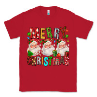 Red Merry christmas santa Classic Tee - FaDigitalArtStudio