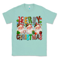 Seafoam Merry christmas santa Classic Tee - FaDigitalArtStudio
