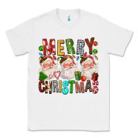 White Merry christmas santa Classic Tee - FaDigitalArtStudio