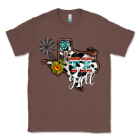 Chestnut tx yall western Classic Tee - CowhideDigitalArt