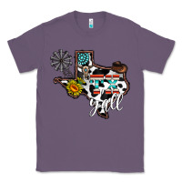 Lavender tx yall western Classic Tee - CowhideDigitalArt