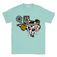 Seafoam tx yall western Classic Tee - CowhideDigitalArt