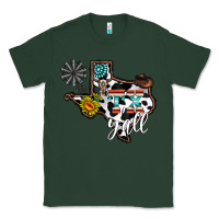 Sports Green tx yall western Classic Tee - CowhideDigitalArt