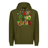Army Green ho ho ho christmas Premium Hoodie - MaliasSmallBusiness