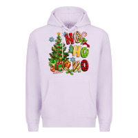Lilac ho ho ho christmas Premium Hoodie - MaliasSmallBusiness