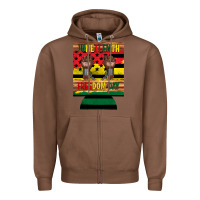Chestnut juneteenth freedom day 12 oz can cooler (regular) 2 Zipper Hoodie - Artiststas