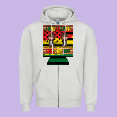 Juneteenth Freedom Day 12 Oz Can Cooler (regular) 2 Zipper Hoodie Designed By Artiststas