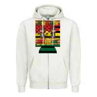 Oatmeal Heather juneteenth freedom day 12 oz can cooler (regular) 2 Zipper Hoodie - Artiststas