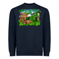Navy Happy st. patrick's day cattle and calfs Heavyweight Sweatshirt - RanaPortraitStore