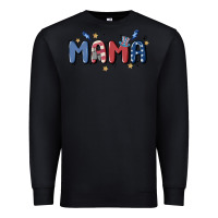 Black 4th july mama Premium Sweatshirt - MaliasSmallBusiness