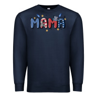 Navy 4th july mama Premium Sweatshirt - MaliasSmallBusiness