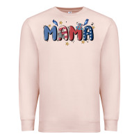 Pale Pink 4th july mama Premium Sweatshirt - MaliasSmallBusiness