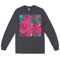 Smoke pink turquoise gemstoes seamless pattern Long Sleeve Tee - HRA Design Shop