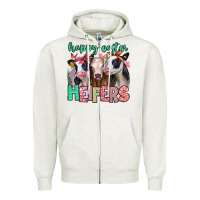 Happy Easter Heifers Zipper Hoodie | Teevron