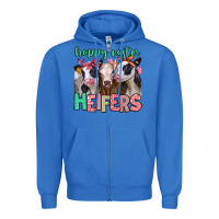 True Royal happy easter heifers Zipper Hoodie - Jasminsmagicworld