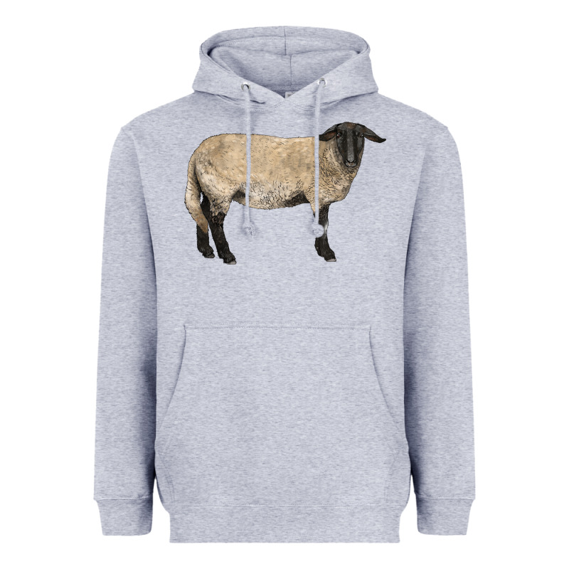 Suffolk Sheep Heavyweight Hoodie by LillyAllenDesigns | Teevron