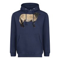 Navy Suffolk Sheep Heavyweight Hoodie - LillyAllenDesigns