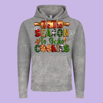 Tih The Season To Bake Cookies Vintage Hoodie Designed By Zillion Design Studio