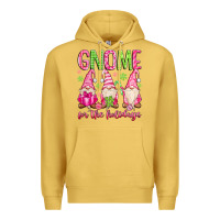 Antique Gold gnome for the holidays Premium Hoodie - MaliasSmallBusiness
