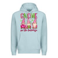 Blue Mist gnome for the holidays Premium Hoodie - MaliasSmallBusiness