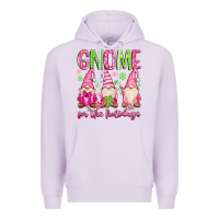Lilac gnome for the holidays Premium Hoodie - MaliasSmallBusiness