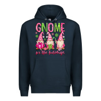 Navy gnome for the holidays Premium Hoodie - MaliasSmallBusiness