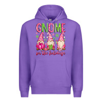 Purple gnome for the holidays Premium Hoodie - MaliasSmallBusiness