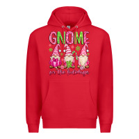 Red gnome for the holidays Premium Hoodie - MaliasSmallBusiness