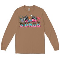 Toasted Coconut nurse with race and  equipment Long Sleeve Tee - AdoDesignShop