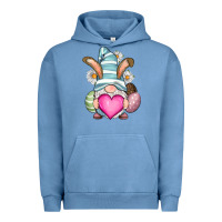 Pigment Pebble Blue Easter gnome Urban Hoodie - RanaPortraitStore