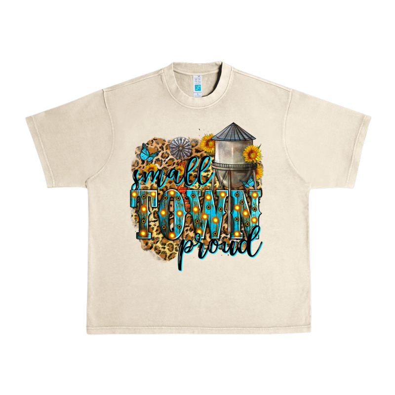 Small Town Proud Urban Heavy Tee by Zillion Design Studio | Teevron