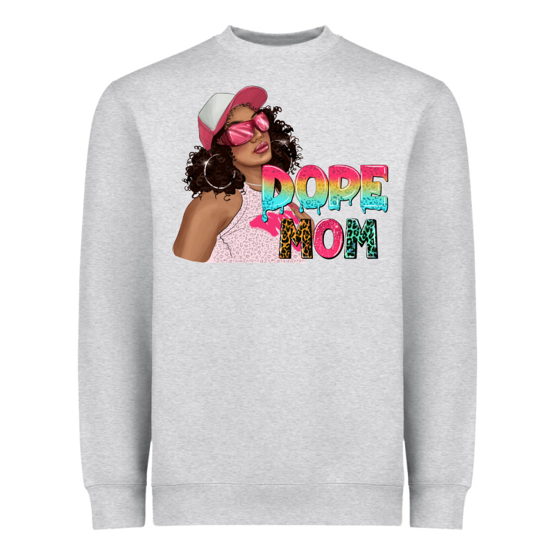 Pink Sunglasses Afro Black Girl Dope Mom Heavyweight Sweatshirt by texasbilliewilder | Teevron