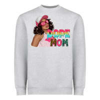 Heather Grey pink sunglasses afro black girl dope mom Heavyweight Sweatshirt - texasbilliewilder