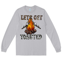 Moon Dust lets get toasted Long Sleeve Tee - CowhideDigitalArt