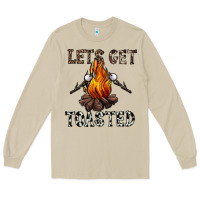 Mushroom lets get toasted Long Sleeve Tee - CowhideDigitalArt