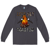 Smoke lets get toasted Long Sleeve Tee - CowhideDigitalArt