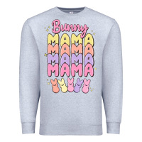 Heather Grey bunny mama Premium Sweatshirt - MaliasSmallBusiness